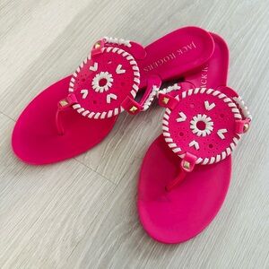 Jack Rogers Hot Pink Jelly Sandals